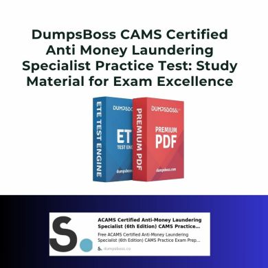 CAMS Certified Anti Money Laundering Specialist Practice